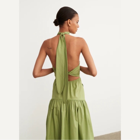 NWT Vince Draped Neck Halter Dress - Picture 2 of 16